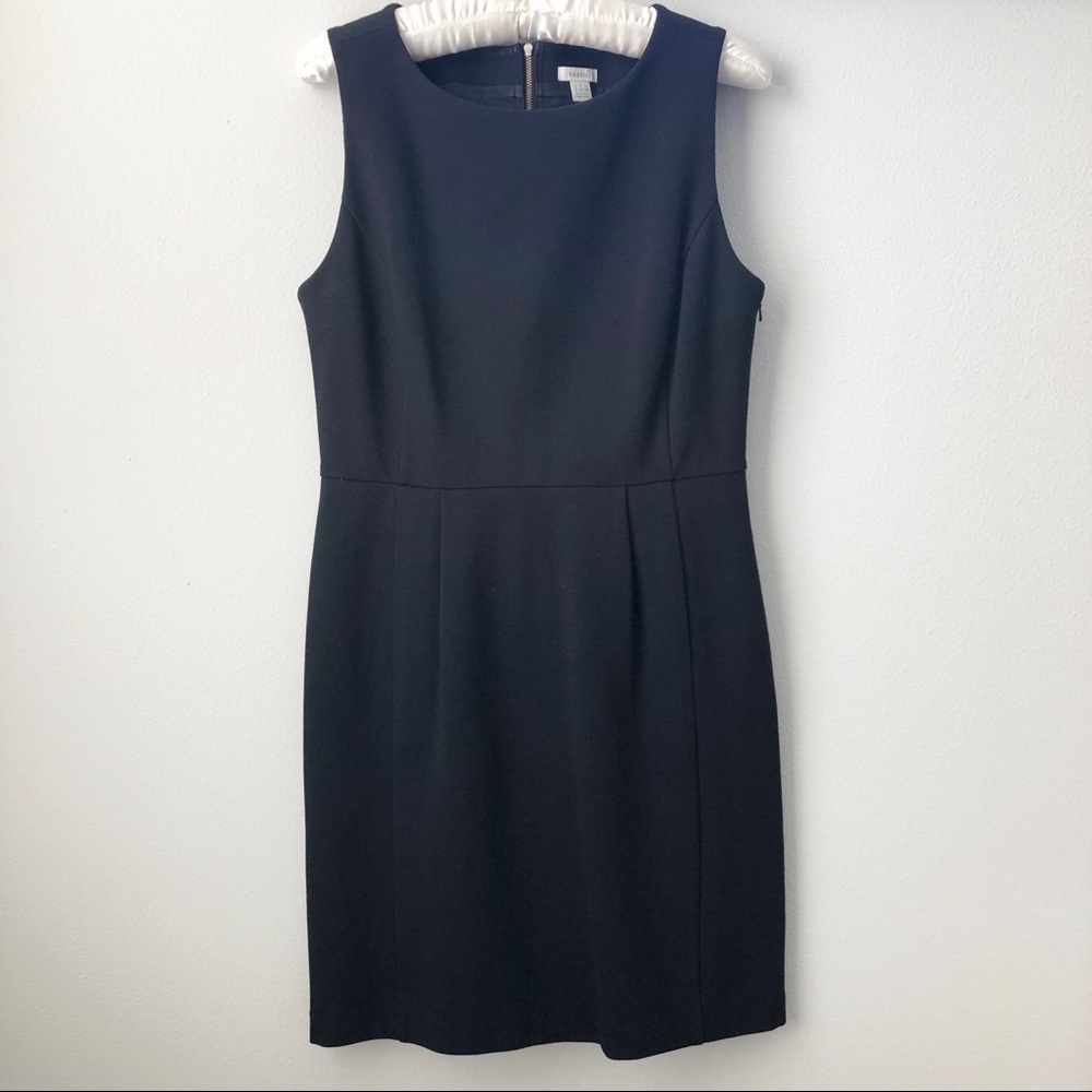 Fossil Basic Black A-Line Sleeveless Dress